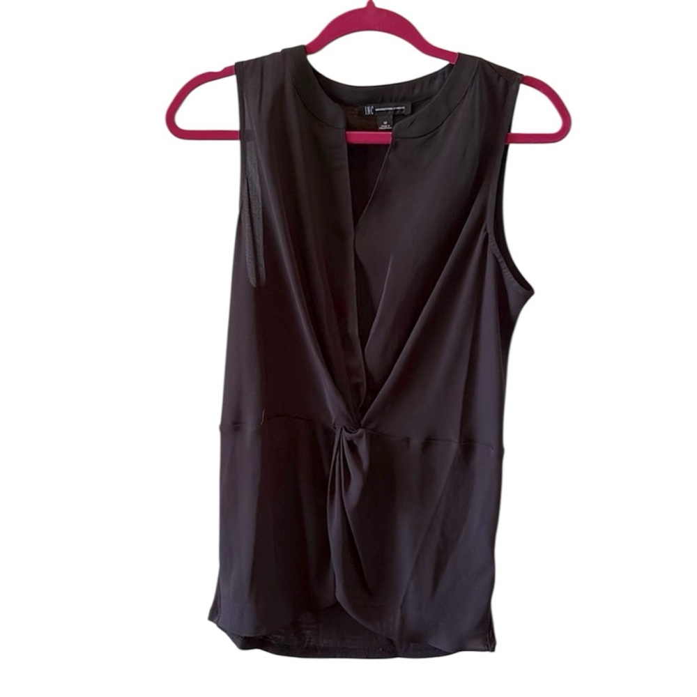 INC International Concepts Black Sleeveless Blouse… NWOT
